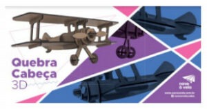 Desafio Maker| O grande Encontro 48 Quebra-cabeça 3D - Aviãozinho